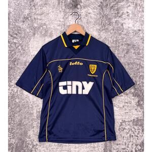 Vintage Lotto Jersey Small Mens Wimbledon Football Club FC Collared